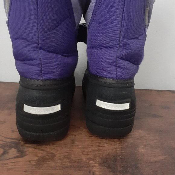 Columbia Kids Purple and Black Winter Boots - Picture 5 of 13
